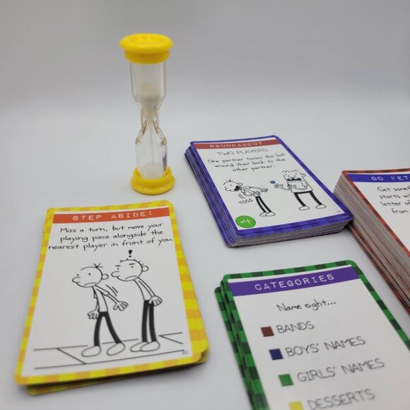 Diary Of A Wimpy Kid Challenge Game Replacement Card Deck Timer Pieces 10 Second - Picture 3 of 5
